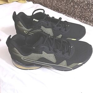 Puma Cell Valiant Black Fizzy Yellow Fabric Style Sport